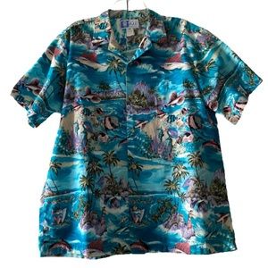 Vintage Hawaiian shirt Styled by RJC cotton